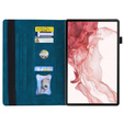 Etui do Samsung Galaxy Tab S10 FE+ Plus, Classic, z miejscem na rysik, niebieskie
