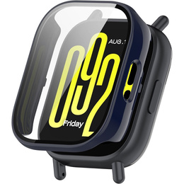 2w1 Etui + Szkło Hartowane do Xiaomi Redmi Watch 5 Active, Granatowe