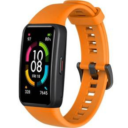 Pasek Silikonowy do Huawei Band 6 / Honor Band 6, Pomarańczowy