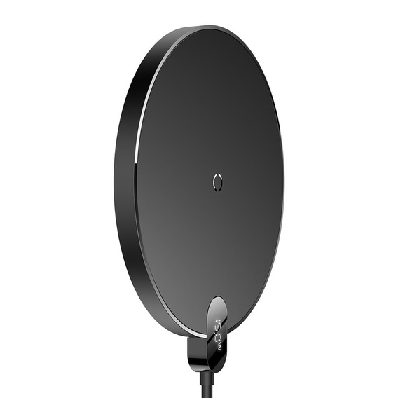 Baseus ładowarka indukcyjna Digital LED 15 W - Czarna
