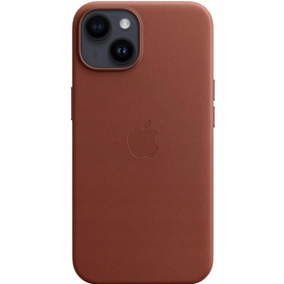 Oryginalne Etui Apple Leather Case MagSafe do iPhone 14, Umber MPP73ZE/A