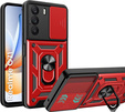 Etui pancerne do Realme C71, CamShield Slide, czerwone