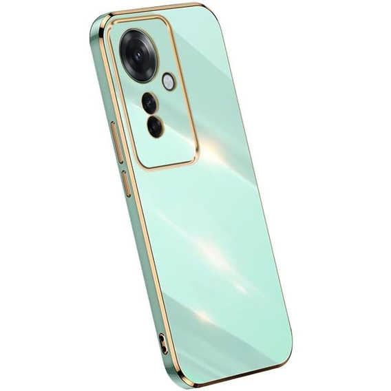 Etui do Oppo Reno 11F 5G, Glamour CamShield, miętowe