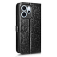 Etui z klapką do Oppo Reno 14 F / 14 FS, Wallet Rhombus, czarne