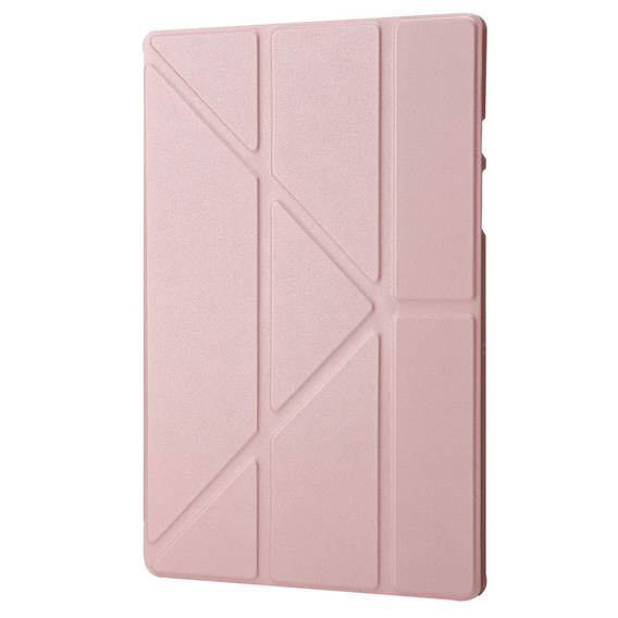 Etui do Samsung Galaxy Tab A9, Origami, różowe rose gold