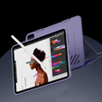 Etui do iPad Air 11" 2025/2024 (7/6 gen.) / Air 10.9" 2022/2020 (5/4 gen.), ESR Shift Magnetic, Fioletowe