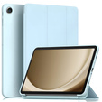 Etui z klapką do Samsung Galaxy Tab A11+, Tri-fold, niebieskie