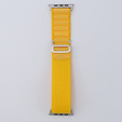 Pasek Nylonowy do Apple Watch 1/2/3/4/5/6/7/8/9/10/11/SE Ultra 1/2/3 42/44/45/46/49mm, Żółty