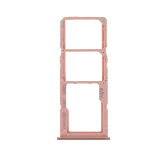 Tacka karty SIM + Micro SD do Samsung Galaxy A71 - Pink