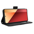 Etui z klapką do Xiaomi Redmi Note 13 Pro 4G / Xiaomi Redmi Note 14S / Xiaomi Poco M6 Pro 4G, Card Slot, czarne