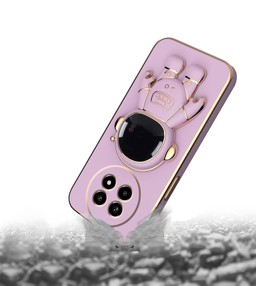 Etui do Honor Magic 7 Lite, Astronaut, fioletowe