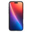 Etui Spigen do iPhone 16 Pro Max, Enzo Aramid MagSafe, carbon czarne + Szkło Hartowane 9H