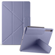 Magnetyczne etui origami do Samsung Galaxy Tab S10 Lite / S10 FE / S9 FE / S9 – ciemnofioletowe