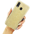 Etui Glitter Case do Samsung Galaxy A20E, Gold