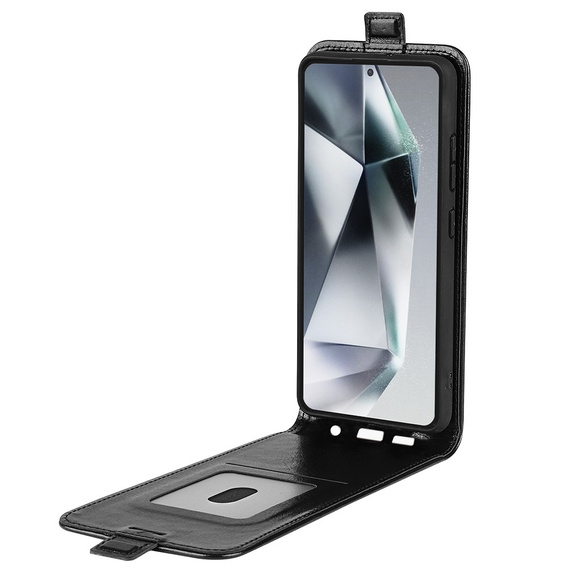 Etui z klapką do Samsung Galaxy S25 Ultra, Flip, czarne