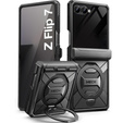 Etui do Samsung Galaxy Z Flip 7, Tongate MECH Magsafe, czarne