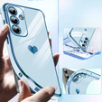 Etui do Samsung Galaxy S25 FE, Electro heart, niebieskie
