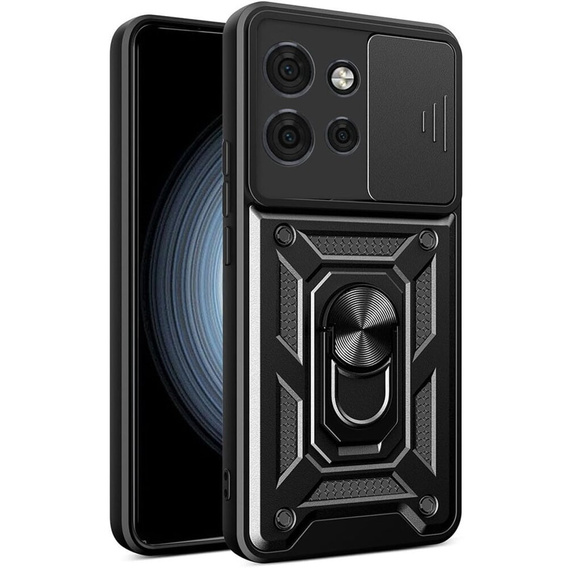 Etui pancerne do Motorola Edge 50 Neo / Motorola ThinkPhone 25, CamShield Slide, czarne