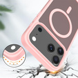 Etui do iPhone 17 Pro Max, Matt Case, do MagSafe, matowe różowe