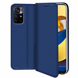 Etui Smart Magnet do Xiaomi Poco M4 Pro 5G / Redmi Note 11S 5G, Dark Blue