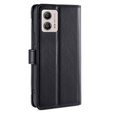 Etui z klapką do Motorola Moto G53 5G/ G23 4G/ G13 4G, Wallet Zipper Pocket, czarne