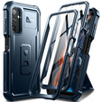 Etui pancerne do Samsung Galaxy A25 5G, Dexnor Full Body (Two Frames), granatowe