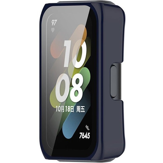 2w1 Etui + Szkło do Huawei Honor Band 6 / 7, Granatowe