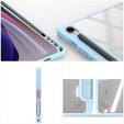 Etui do Samsung Galaxy Tab S10 Lite / S10 FE / S9 FE, Dux Ducis TOBY, niebieskie