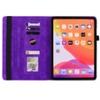 Etui z klapką do Lenovo Tab M11, flower, fioletowe