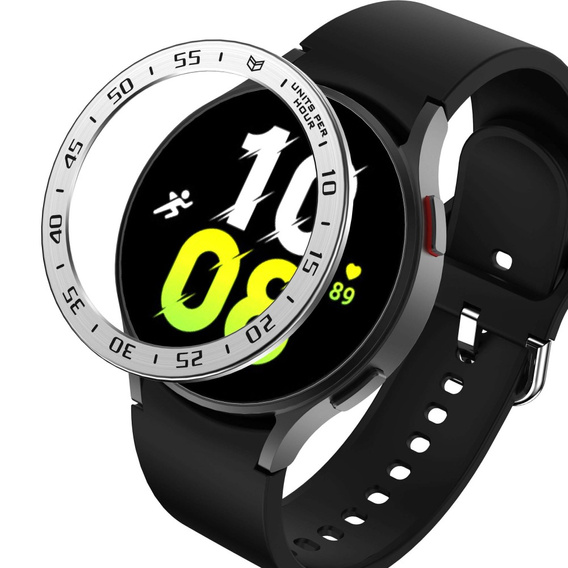 Nakładka Bezel Ring do Samsung Galaxy Watch 5 40MM, Srebrna