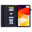 Etui z klapką i kieszonkami na karty do Xiaomi Redmi Pad 2 - Czarne