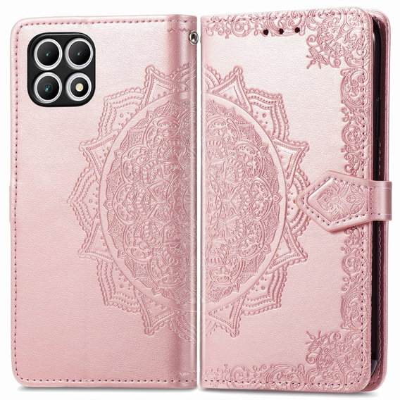 Etui z klapką do T Phone 2 5G, Mandala, różowe