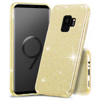 Etui Glitter Case do Samsung Galaxy S9, Gold