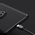 Etui KickStand Finger Ring do Realme GT 2 / Realme GT Neo 2, Black