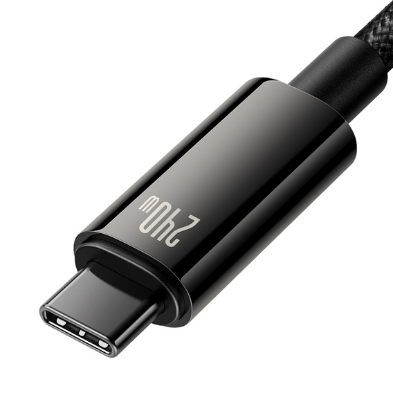 Baseus kabel Tungsten PD USB-C – USB-C 3,0 m, 240 W - czarny