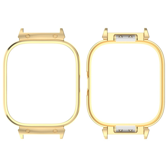 Etui metalowe do Xiaomi Redmi Watch 4, Złote