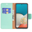 Etui Litchi Wallet with Strap do Samsung Galaxy A53 5G, Green