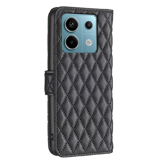 Etui z klapką do Xiaomi Redmi Note 13 Pro 5G, Wallet, BINFEN COLOR, czarne