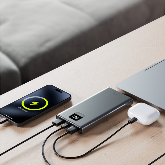 Allity Power Bank APB-100 PD QC 22.5W 10000 mAh - szary