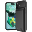 Etui z Baterią 7000mAh do iPhone 16 Plus, czarne