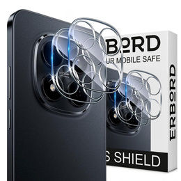 2x Szkło hartowane na aparat ERBORD do Xiaomi Redmi Note 15 Pro 4G, Przezroczyste