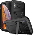 Etui do iPhone XS Max, R-JUST, pancerne, czarne