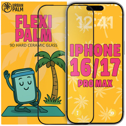Szkło Ceramiczne 9D Flexi Palm do iPhone 16 Pro Max / 17 Pro Max