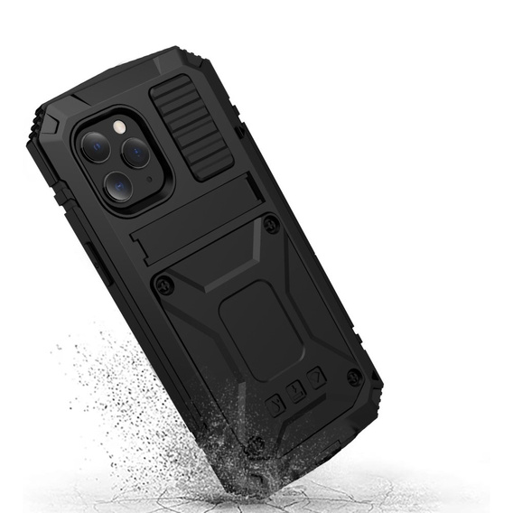 Etui pancerne do iPhone 12 Pro Max, R-JUST, czarne