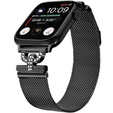 Bransoleta do Apple Watch 1/2/3/4/5/6/7/8/9/10/11/SE 38/40/41/42mm, Czarna