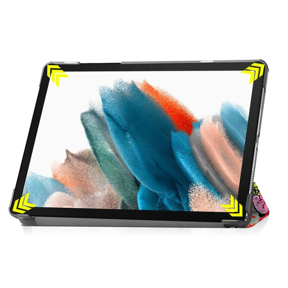 Etui do Samsung Galaxy Tab A9, Smartcase, graffiti