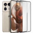 2x Szkło Hartowane do Motorola Edge 50 Ultra, ERBORD 3D pełne, szybka na cały ekran