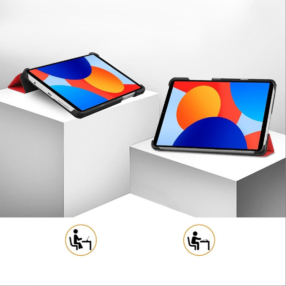 Etui do Xiaomi Redmi Pad SE 8.7", Smartcase, czerwone