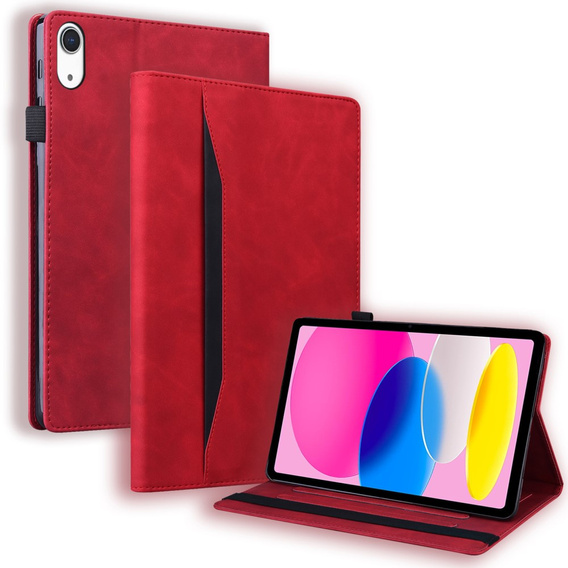 Etui do iPad 10.9" 2022 (10 gen.), Classic, z miejscem na rysik, czerwone