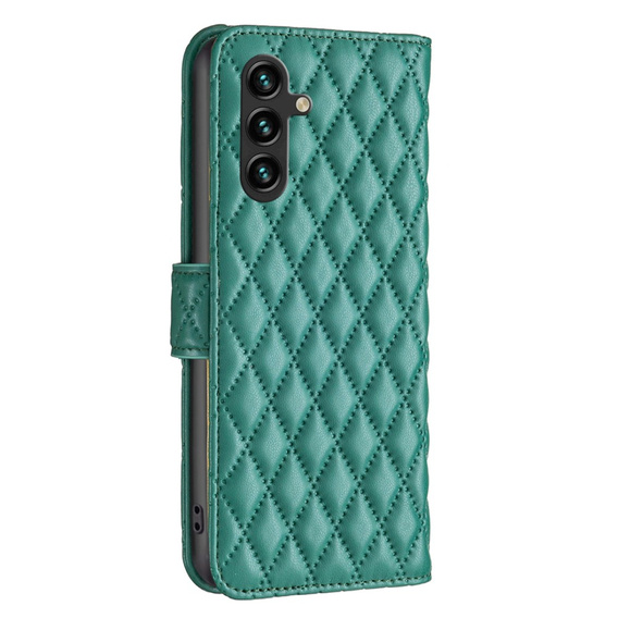 Etui z klapką do Samsung Galaxy A56 5G, Wallet, BINFEN COLOR, zielone